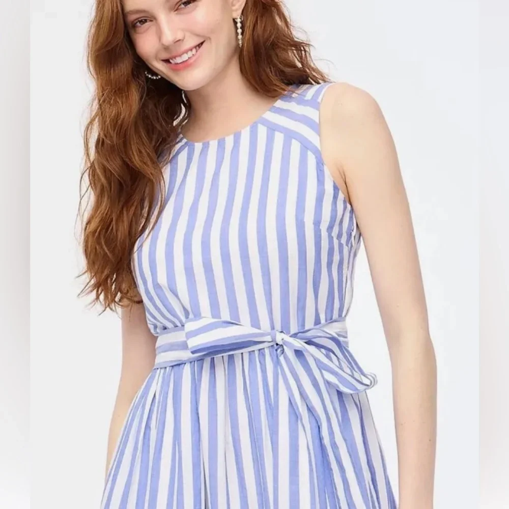 J CREW Striped Midi Dress - Picture 2 of 7